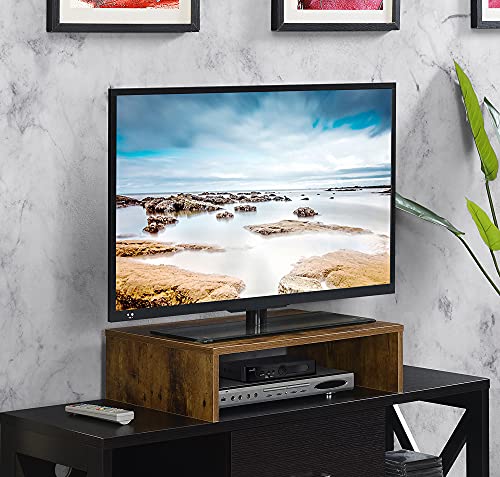 Convenience Concepts Designs2Go Small TV Riser 23.75", for TVs up to 26" - Contemporary TV or Computer Riser for Living Room, Modern Office, Den, Barnwood - color: Barnwood, size: Small