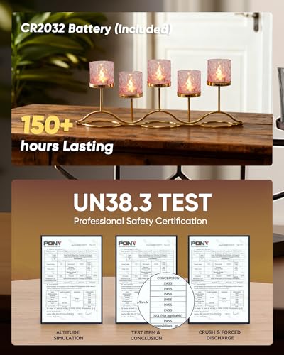 Homemory 2" x 2" Acrylic Votive Candle Holders with Auto Timer Flameless Led Tealight with, Battery Powered Fake Electric Candles for Wedding Centerpiece, Table, Christmas Decor (12Pack, Pink Base) - color: Pink, size: 12 Pack