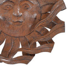 Metal Sun Wall Art Decor 21" W Large Sunface Outdoor Decor - size: 21"L x 20"W