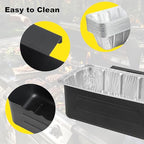 Drip Tray for Blackstone Griddles - Heavy Duty Grease Catcher Fits 17, 22, 28, 30 & 36 Inches, Includes Cup & 10 Disposable Liners, Easy Cleanup - color: Drip Tray+10pc Aluminum foil box