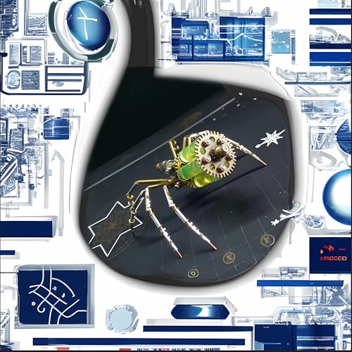 Mechanical Metal DIY 3D Insect Brass Puzzle Model Kits Puzzle for Adults, Steampunk Electric Mechanical, Assembly DIY Gift Craft Hobby for Men for Family and Friends(Gatling Spider) - style: Gatling Spider
