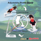 Sonix x Monchhichi Character Phone Stand | Adjustable Cell Phone Holder, Desk Stand, Dock | Monchhichi Boy - color: Monchhichi Boy