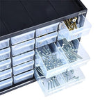 CRAFTSMAN Storage Organizer, 30 Small Drawer Modular Storage System, Easily Stackable, Plastic, Black, White (CMST40730) - size: 30, style: 30 Bins