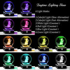 3D Cat Crystal Ball Cat Lover Gifts for Women 3D Cat Figurines Home Decor Cat Collectibles Snow Globes Gift for Girl Cat Lamp for Bedroom Unique Cat Gifts for Her - style: Cat
