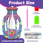 ILYUFO Diamond Art Kits for Adults, DIY Vase Diamond Art, Diamond Painting Kit, Ideal Desktop Ornaments & Thoughtful Female Gifts (Magic) - color: magic