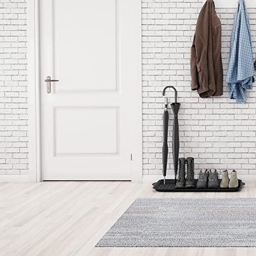 Matace 1 Pack Rubber Small Boot Tray for Entryway,Boot Mat,Shoe Tray,Shoe Mat for Indoor and Outdoor Use, 27.95"x 15.74" (Pack of 1) - size: 29.5" x 15.7" x 1.2"