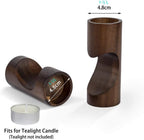 Tea Light Candle Holders for Table Centerpiece, Decorative Wood Tealight Candle Holder Set, Unity Heart Candle Holder for Home Décor