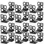 Book Ends,12 Pair Bookends Metal Bookend (Folding Book Ends 12 Pair) - size: Folding Book Ends 12 Pair