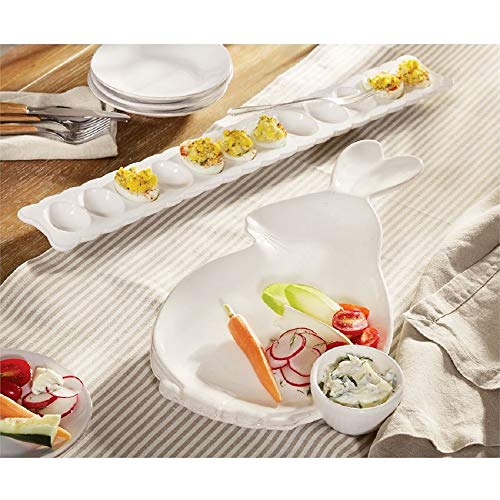 Mud Pie Deviled Egg Long Tray Set