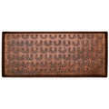 HF by LT Antlers Pattern Metal Boot-Tray, 30 x 13 inches, Antique Copper Finish - color: Antlers Pattern, Antique Copper Finish