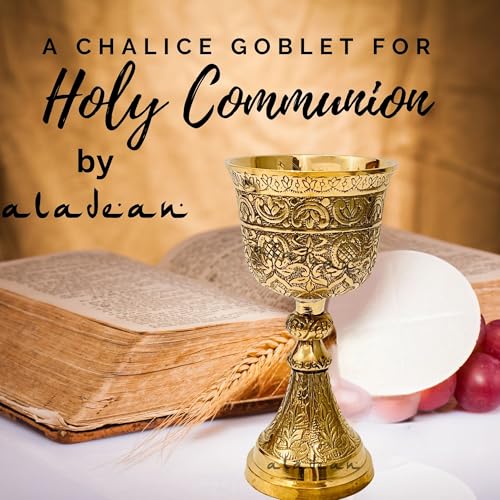 ALADEAN Vintage Chalice Goblet | 1x Royal Wine Cups of King Arthur - Renaissance Medieval Goblet Gifts, Wedding Anniversary Ceremonial Drinkware Pack of 1pc (King Chalice) - style: King Chalice