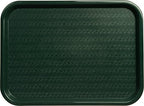 Carlisle FoodService Products CT121608 Café Standard Cafeteria / Fast Food Tray, 12" x 16", Forest Green - color: Green