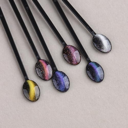 150 Pcs Black Spoon Shaped False Nail Swatch Sticks Nails Art Polish Practice Display Tips Acrylic Nail Sample Sticks With Metal Split Ring Nails tech Supplies for Home or Salon Use - color: Black Spoon Shaped
