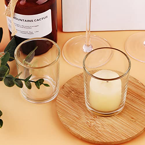 Clear Mercury Glass Tea Light Holders Set of 36 - Elegant Votive Candle Holders for Weddings, Showers and Home Decor - Perfect for Table Centerpieces and Parties (Glass, Clear) - color: Clear
