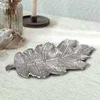 BBH Home's Handmade Silver Novelty Shaped Aluminium Tray 8.26 x 4.13 x 0.9 AMBBVK053AB2020 - color: Silver