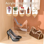 Sezanrpt Acrylic Shelf Riser 12x5.9x6 pack of 2, Large Acrylic Risers for Desserts, Cupcake, Toys, Collectibles, Merchandises, 12x5.9x6 Inch - color: Clear, size: 12x5.9x6 Inch