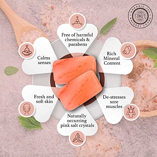 Pride Of India Pink Salt Crystal Accessories (Pink Salt Crystal Soap - Regular Shape) - color: Pink Salt Crystal Soap - Regular Shape
