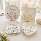 Personalized Grandma Jewelry Tray, I Love You Mom Jewelry Dish; Personalized Grandma Trinket Tray with Kid's Name, Grandma Shower Keepshake, for Grandma Mama 10 - color: Jewelry Dish 9