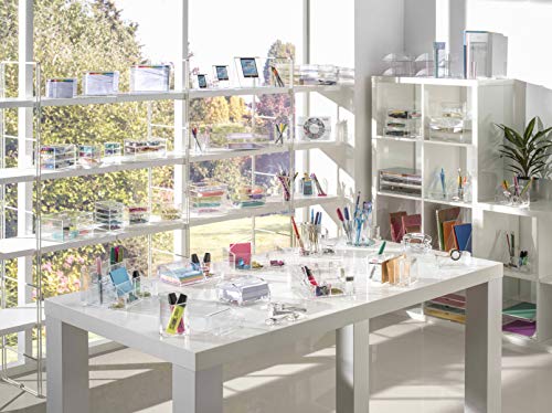 OSCO Clear Acrylic Very Small Bookends, ABE-2 - color: Clear (Small), size: zzzz-s, style: Single