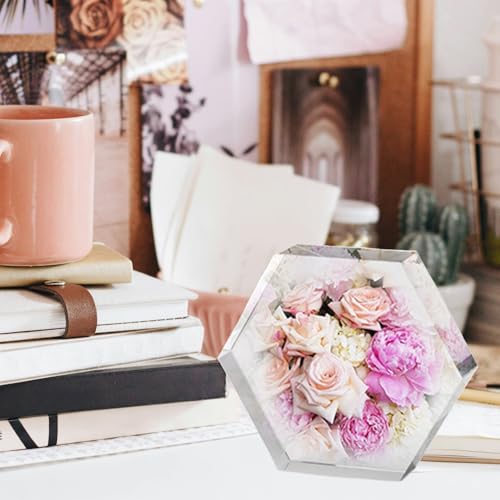 Resin Molds Silicone, Large Hexagon Silicone Molds Epoxy Resin Casting Craft Mold for Flower Preservation Bookends, Art Casting DIY Home Decor Wedding Valentine