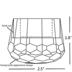 Crystal Votive Tealight Candle Holders Home Decorations for Christmas Wedding Table 2.5" Diameter x 1.8" High Set of 2