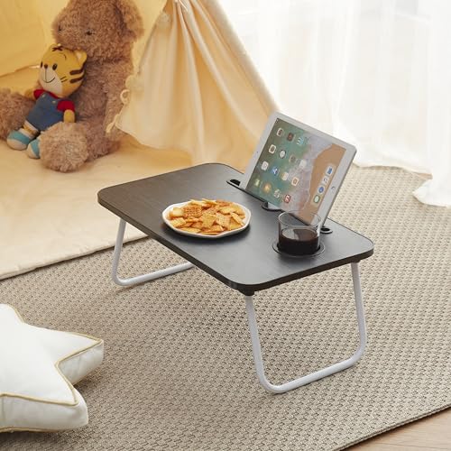 Laptop Bed Tray Table, Laptop Stand, Portable Lap Desks with Foldable Legs, Reading Desk for Sofa Couch Floor - Small - size: Small