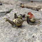 3Pcs Brass Snail Statue Decor, Retro Mini Copper Snail Statue Home Decoration for Living Room and Desk, Outdoor Pond Garden Lawn Decor Landscaping,Landscape Animal Statue