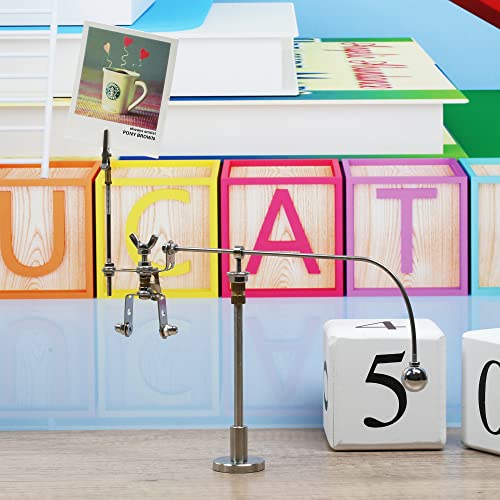 Sunnytech Steel Balance Robot with Memo Clip Kinetic Art Balance Toy Balancing Decompressive Home Offic Decor Desk Decor Science Psychology Toy WJ078 - style: WJ078