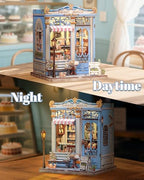 Book Nook Kit, DIY Miniature House Kits for Adult and Teens, Dollhouse Tiny Booknook Garden House Bookshelf, DIY Craft Gifts for Family and Friends (Sweet Marie) - style: Sweet Marie