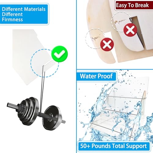 18.55''x16''x15'' Portable Product Display Stand -Transparent display table Repeatable Assembly/Disassembly Display Shelf for Craft Show Display,Retail Display,Farmers Markets,Candy Display,vendors - color: Transparent
