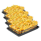 Bakken-Swiss Crisper Tray, Non-Stick Gray Marble | Healthier Cooking | For Regular Ovens | 2-Piece Set, Pack of 4 - color: Gray Marble, size: 9.5" x 13" (Pack of 4)