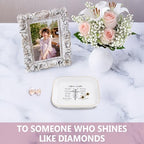 God Says You Are - Christian Bible Verse Jewelry Dish Trinket Tray - Unique Ceramic Ring Jewelry Tray for Women (You Are Beautiful) - style: You Are Beautiful
