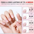 Makartt Gel Nail Glue: Solid Nail Glue for Press On Nails, 15ML 3D Gel UV Lamp Needed, Multifunctional Nails Tools Strong Adhesive Rhinestone Glues Gels for Charms & Gems, Ideal for DIY Home Salon Use - color: Clear Gel Nail Glue