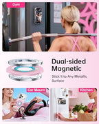 SYNCWIRE Magnetic Phone Ring Holder for MagSafe, 360° Rotation Cell Phone Grip Stand Finger Ring Kickstand Two-Sided Magnet Compatible with iPhone 17 Pro Max 16 15 14 13 12 MagSafe Accessories - color: Single Ring-1PCS-Candy Pop