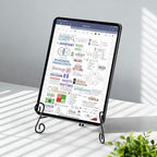 Easel Stand, 12 Inch Plate Stand, 1 Pack Metal Plate Holder for Display, Iron Plate Stands for Picture Frame Record Album Collectibles - size: 12 Inch - 1Pack
