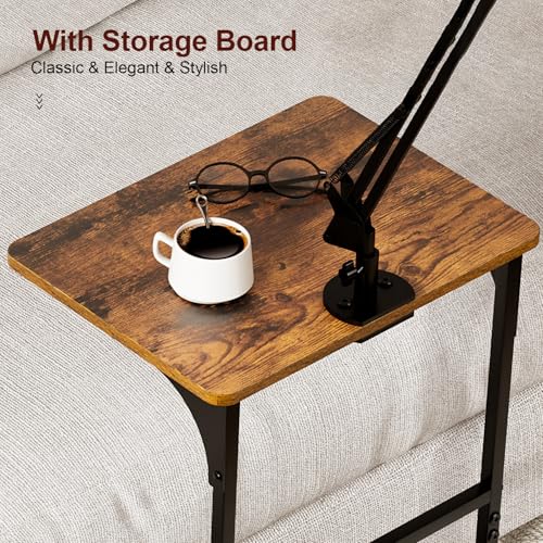 Floor Kindle Tablet iPad Stand with 2-Tier Storage Shelves,Angle Height Adjustable iPad Tablet Kindle Holder for Bed with 360-Degree Rotating Wheels, Compatible with 4.7"-13" Kindle Cell Phone iPhone - size: 11.4"D x 15.4"W x 56.4"H