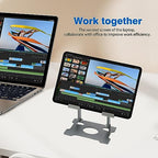 KABCON Tablet Stand,Tablet Holder for iPad,Adjustable Portable Multi Angle Desktop Stand Compatible with iPad Pro 9.7 10.5 12.9 Air Mini 1-4,Galaxy Tabs,Surface Pro Tablets,Kindle,E-Reader,Nexus-Grey - color: Small-Grey