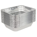 9x13 Aluminum Pans (20 Pack) - Disposable & Recyclable Foil Tray- Half Size Steam Table Deep Pans - Tin Foil Pans for Cooking, Heating, Storing, Prepping Food, BBQ, Grilling, Catering, Stock Your Home - size: 20 Pack