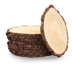 Set of 10 Large Wood Slices (11-13”) – Rustic Wooden Rounds for Wedding Centerpieces, Event Decor, and Table Centerpieces - size: Set of 10 Large (11-13")