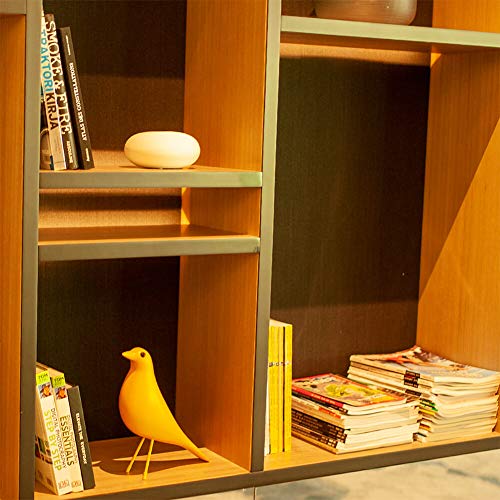 Mid Century Sculpture House Bird - Office Decor Desk Dove Ornament Arts Gift Replica (Yellow) - color: Yellow