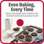 GoodCook Everday Nonstick Carbon Steel 17 x 11-Inch Baking Sheet Set, 2 Pack – Medium Sized Cooking Pans, Bakeware Set, Cookie Sheets for Baking, Oven Pan Set - size: 11" x 17" (2-Piece Set)