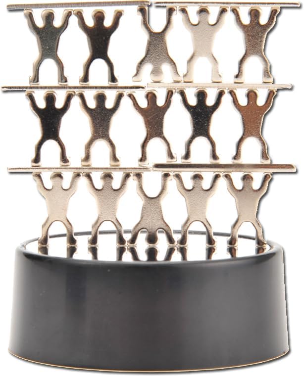 PowerTRC Magnetic Desktop Sculpture (Acrobats) | Mini Magnetic Art Decoration for Desktop | Fun Stress Relief Office Gift - size: 1 Set