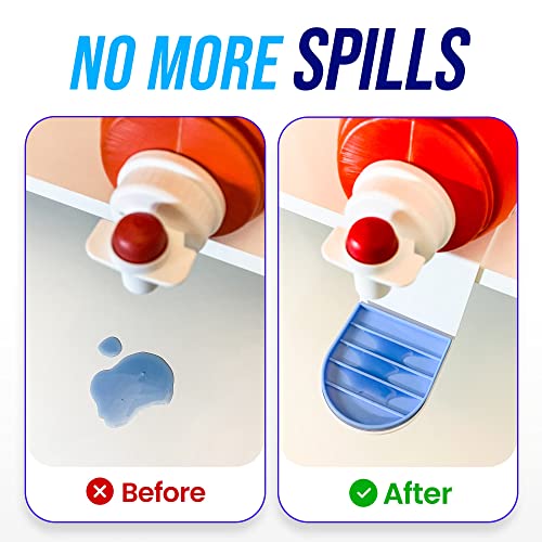 Simplation [2 Pack] Laundry Detergent Cup Holder, Detergent Drip Catcher (Upgraded Drip Tray), No More Mess or Leaks, Slide_Style - style: Slide Style