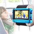 FANGOR Car Headrest Mount Holder, Tablet Holder for Kids in Back Seats, Anti-Slip Strap and Holding Net,Angle-Adjustable/Fits All 7 Inch to 12.9 Inch Tablets - size: 1 Pack - fit for 7-12.9" tablet