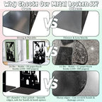 Peacoblue Metal Bookends for Shelves, Modern Decorative Heavy Duty Study Book Support Stoppers for Office, Desk, Shelf, Room 5.3"x4.3"x7.9" Cast Iron Simple Tall Bookends, 1 Pair (Bicycle) - style: Bicycle