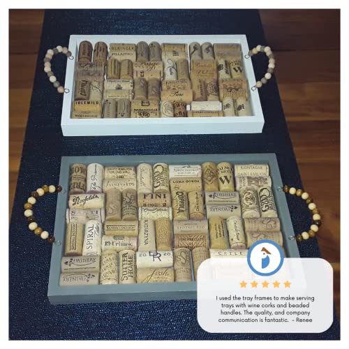 Wood Canvas Cradled 8 x 12 inch, Pack of 3 Blank Wood Panels for Painting, DIY Signs, Framing, Shadow Box, & Tray Crafts, by Woodpeckers
