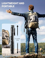Aluminum 71" Phone Tripod, Travel Tripods for iPhone with Remote, Extendable Cell Phone Selfie Stick Tripod Stand Compatible with iPhone 17/16/15/14/13/Android/Camera - color: Black, size: B-[70.47Inch＆Upgraded Aluminum Pole]
