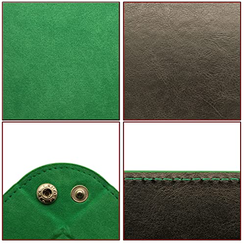 Valet Organizer - Catchall Tray for Jewelry, Wallets, Watches, Keys, Coins, Phones, Glasses - Perfect for Nightstand, Desk, Entryway - color: Green