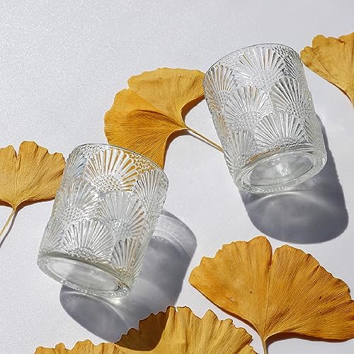 Woho 12Pcs Clear Votive Candle Holders Glass, Glass Tealight Candle Holder for Table Centerpiece, Vintage Tea Lights Candle Holder Decor for Wedding Table, Birthday Christmas Party - color: Clear