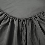 Sfoothome 4-Piece Bed Linen Set, Queen, Deep Gray, 1800 Series, Wrinkle & Fade Resistant, Deep Pocket, Luxury Brushed Microfiber Bed Sheets Set - color: Deep Gray-4 Pieces, size: Queen